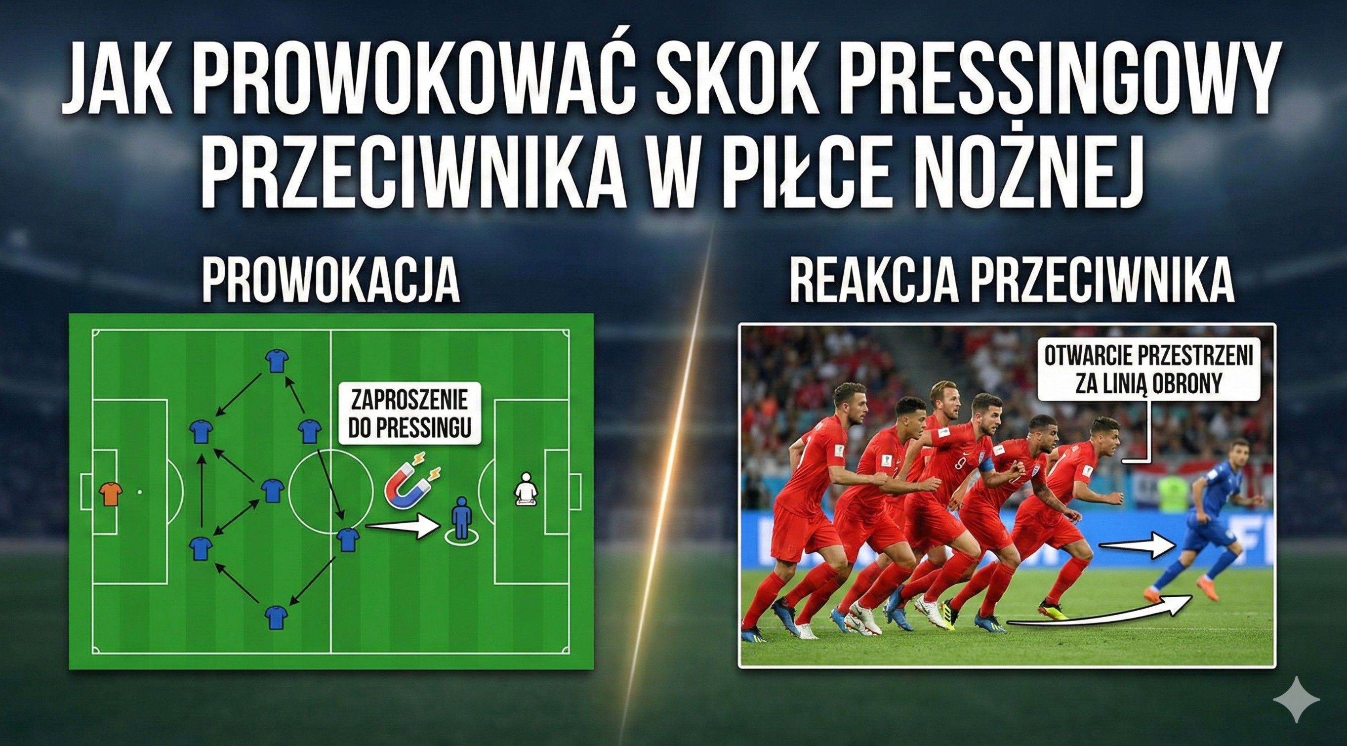 Jak De Zerbi prowokuje skok pressingowy przeciwnika