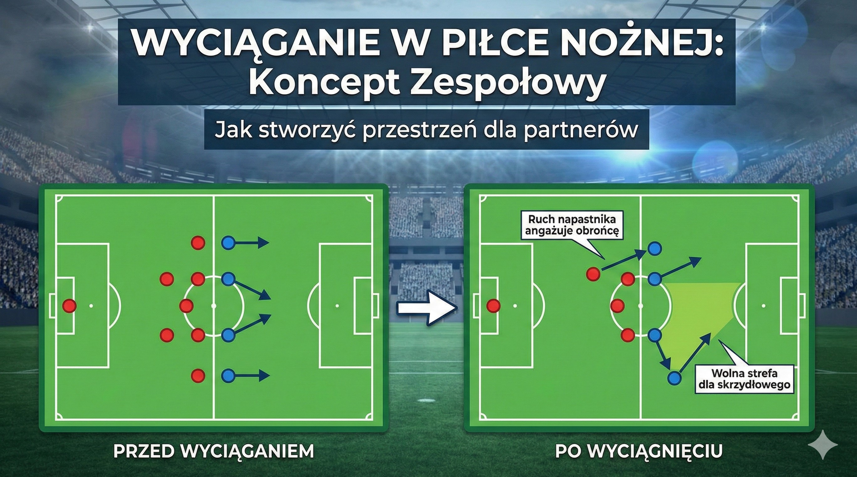 Wyciąganie - jeden z konceptów zespołowych (vs Legia Warszawa) część 1