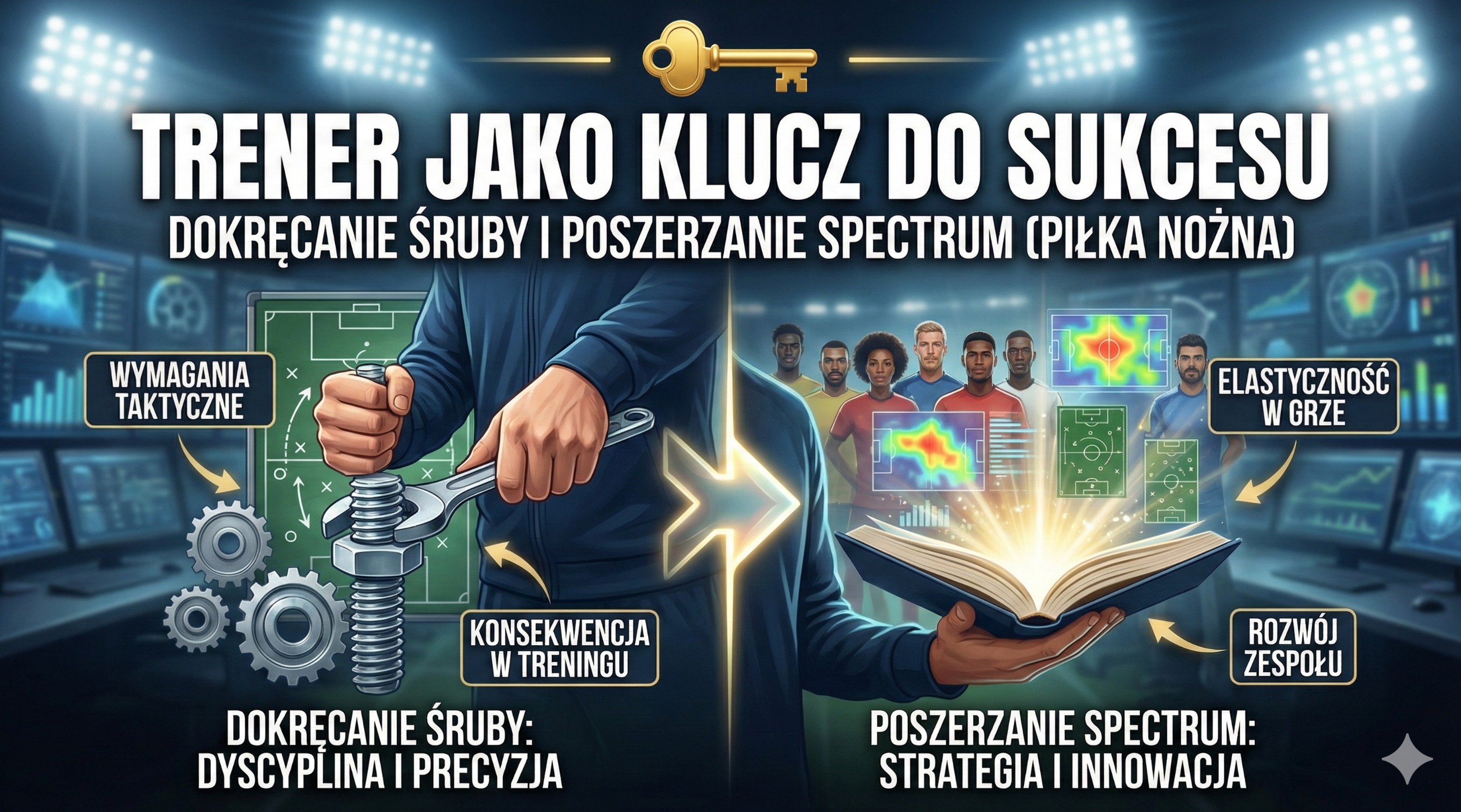 Trener jako klucz do sukcesu - dokręcanie śruby i poszerzanie spectrum